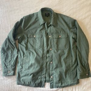 APC Alex Shirt Jacket | Khaki Military | Size L